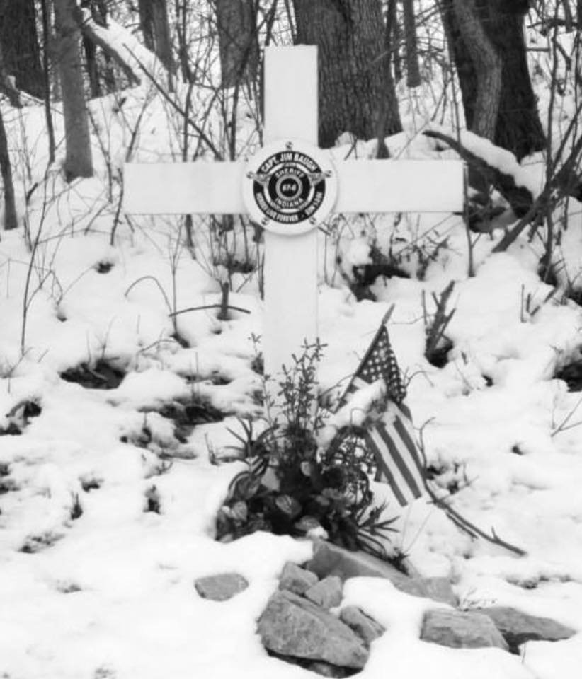 Memorial Cross at the Crash Site