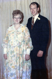 1970, Chaperones at Lauralee's Greencastle HS students' prom.