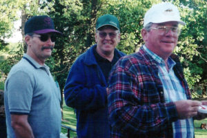 With Jackie Dobson and Roe Wrede.