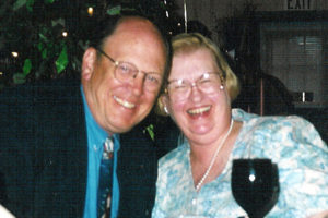 With cousin Milora VanAntwerp.