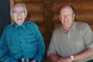 With Lauralee's uncle Harry.