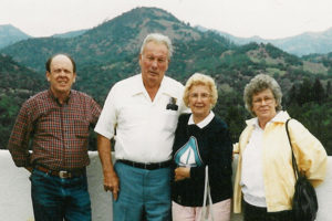 With George, Dorothy and sister Barbara.