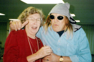 Sister Jean couldn't stand Jim in this comedic outfit.