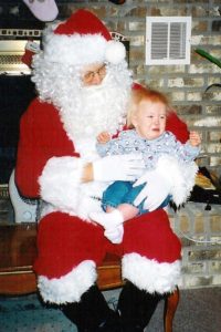 Gayle didn't like when Jim played Santa Claus.