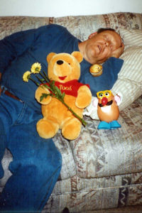 Jim crashed out after a moving Jason trip.